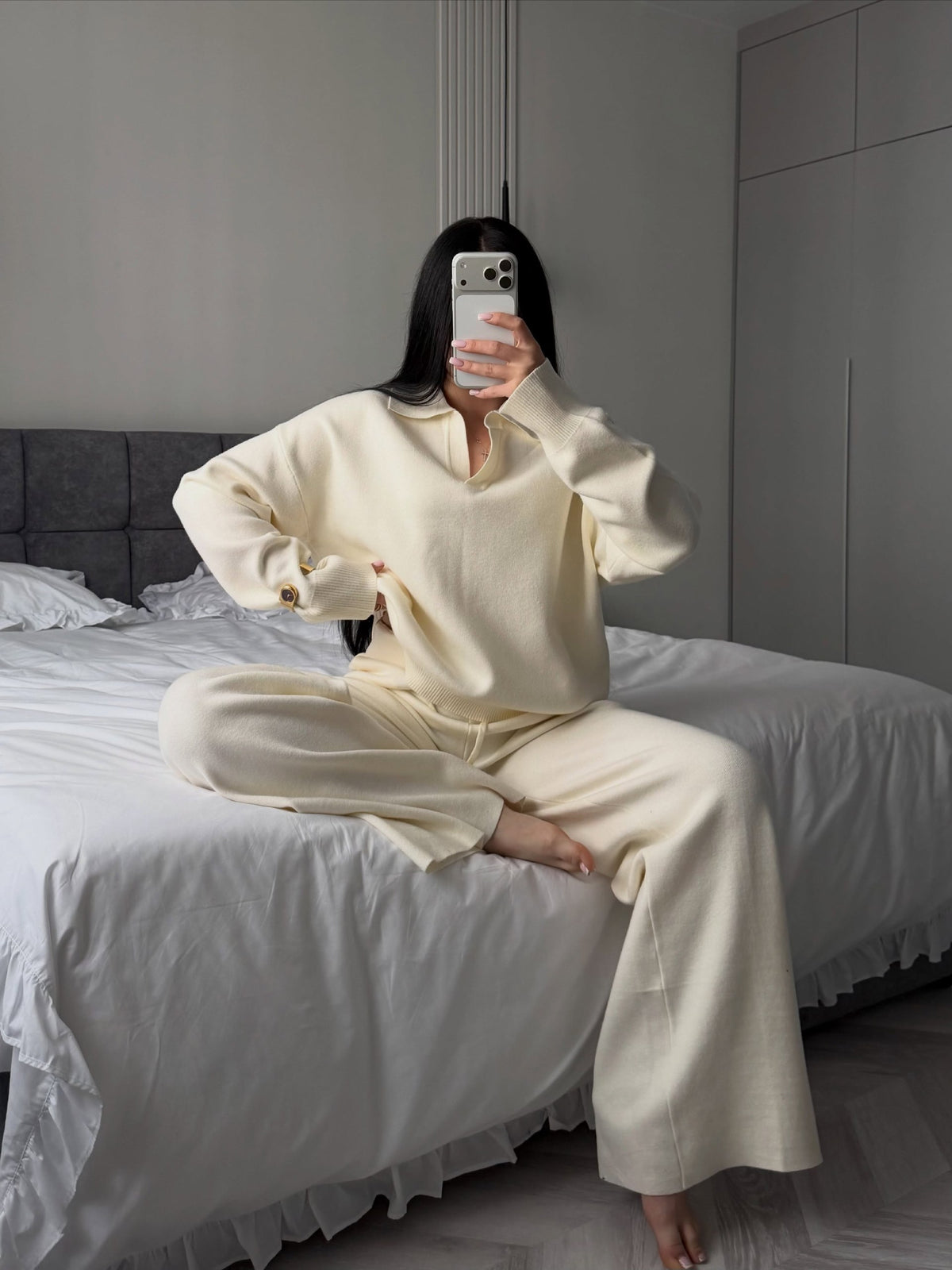 CO-ORD SET EN MAILLE