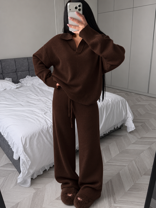 CO-ORD SET EN MAILLE